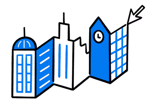 Building paper cutout