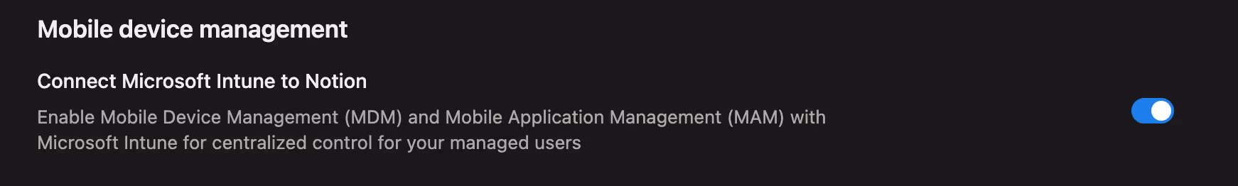 Connect Microsoft Intune to Notion